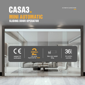 CASA3 Automatisation automatique de la partition de bureau de l'opérateur de porte coulissante domestique de Ningbo Turtech