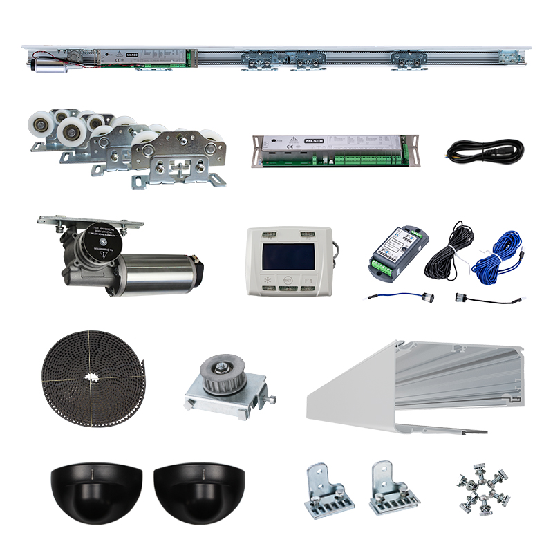 ML500 Système de moteur de brosse de porte à capteur de verre électrique