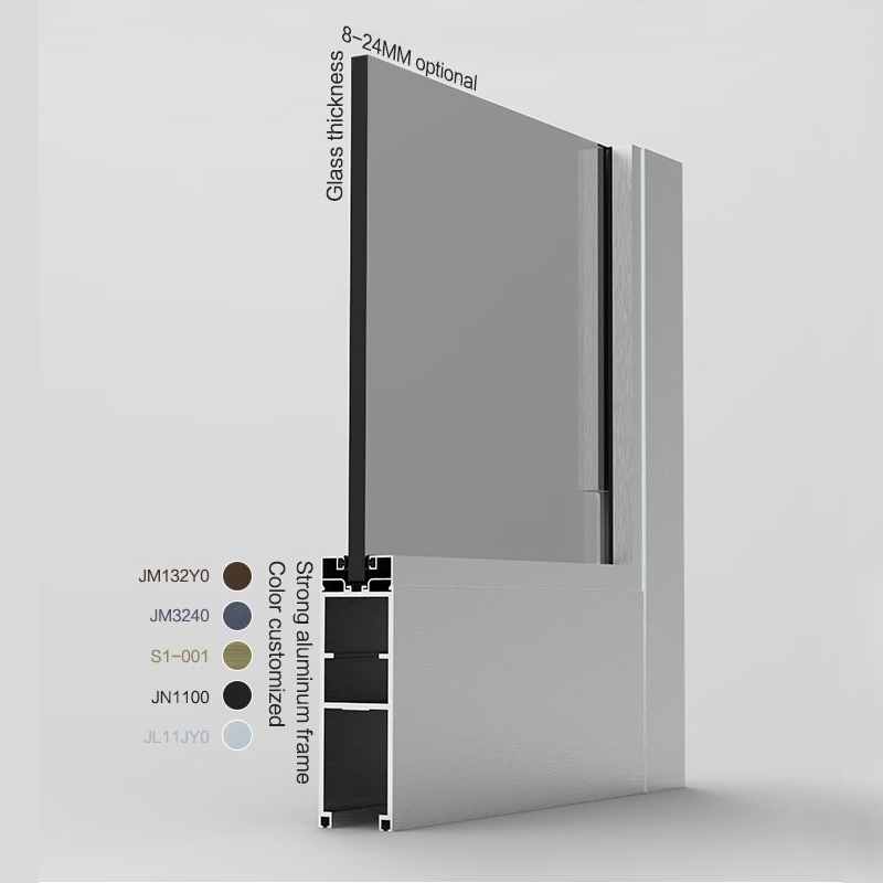 Système de porte coulissante automatique pour l'entrée principale